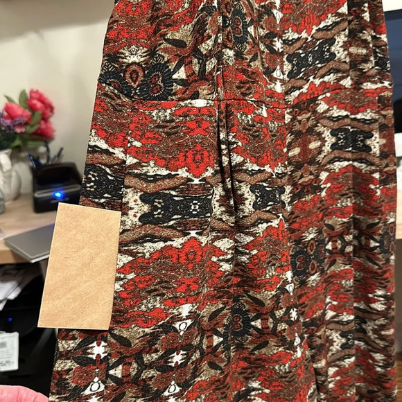 Anthropologie Greylin Macie Wide Leg Jumpsuit Tribal Print Earth Tones Southwest - Picture 4 of 16